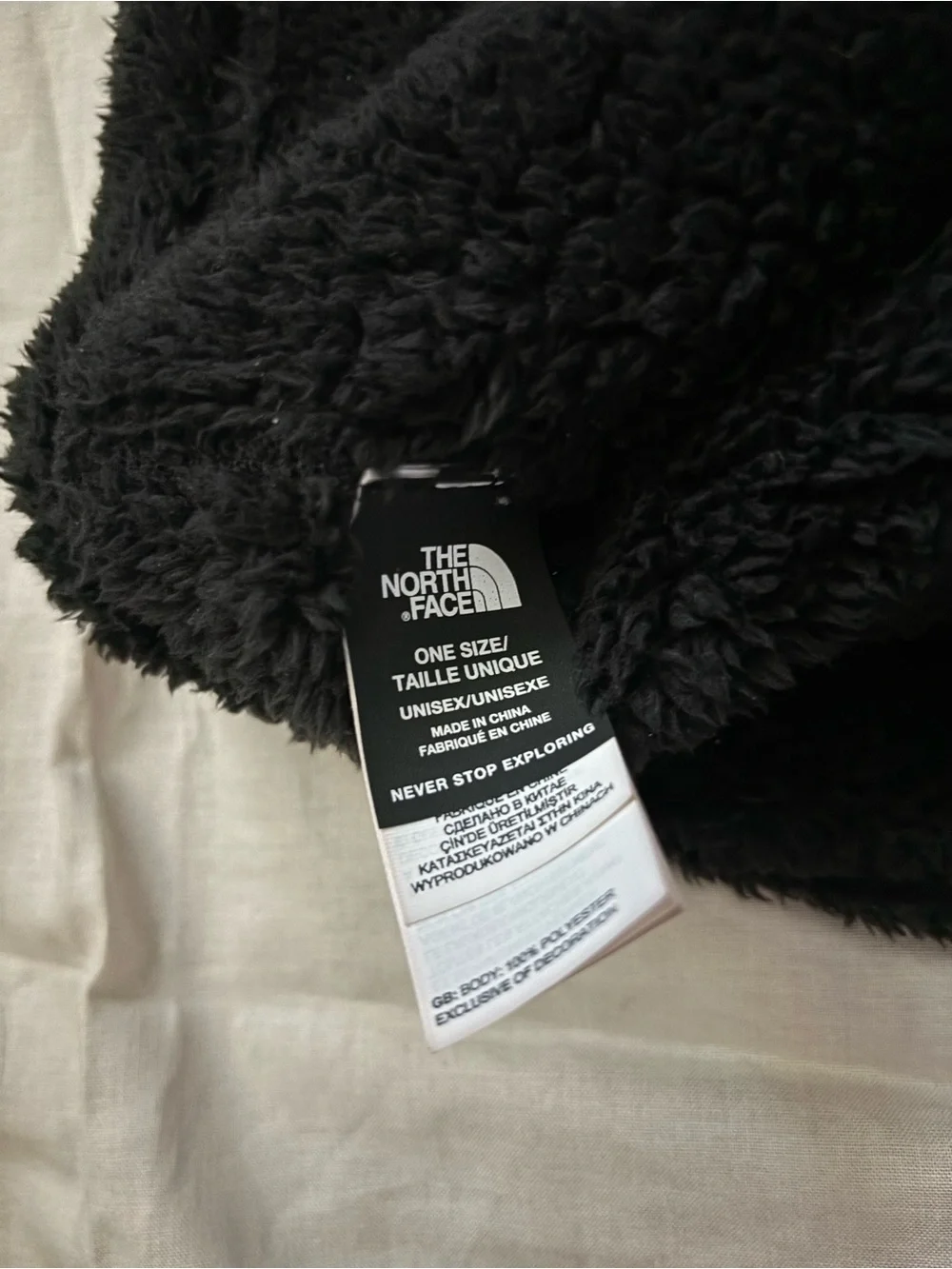 The North Face Black Sherpa Neck Warmer - Picture 4 of 5